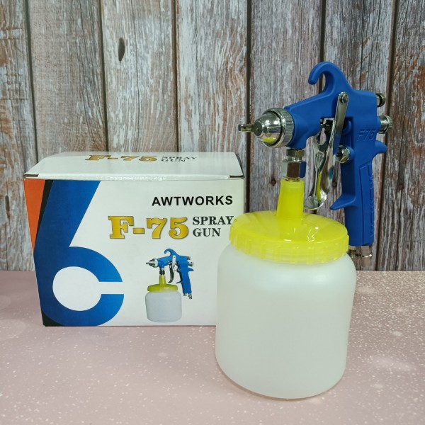 AWTWORKS Spray guns for paint General Purpose Pain Spary Gun with 1-Quart Canister and Fluid Control